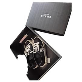 Prada Ballerine in nylon nero