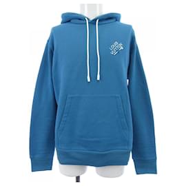 Felpa con cappuccio Louis Vuitton HNY56WIHN blu cotone