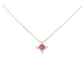 Autre Marque Collana in Rubino e Diamanti Au750