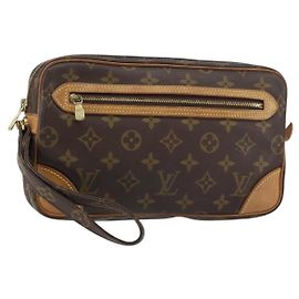 LOUIS VUITTON Bolso de Mano Marly Dragonne GM Monograma M51825 LV Auth gh1587