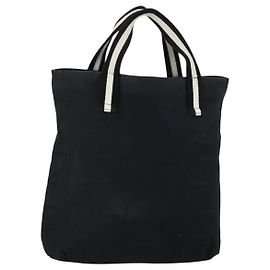 Gucci GG Canvas Sherry Line Handtasche Schwarz 123439 Auth SW1801