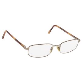 VERSACE Glasses metal Brown Auth BA9352