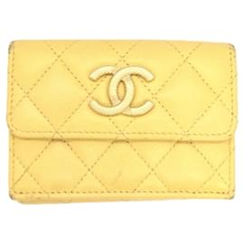 Chanel Coco Mark Dreifach gefaltete Geldbörse