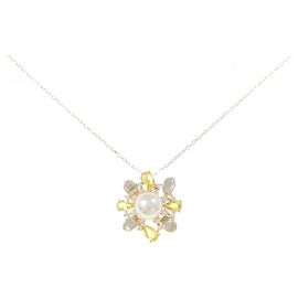 Autre Marque Collana in perle Akoya Au750/PT850