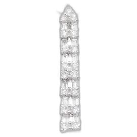 Autre Marque PT900 PT850 Diamant-Halskette