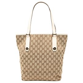 Borsa Charmy in tela GG marrone Gucci