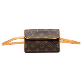 Pochette Florentine Monogramma Marrone Louis Vuitton
