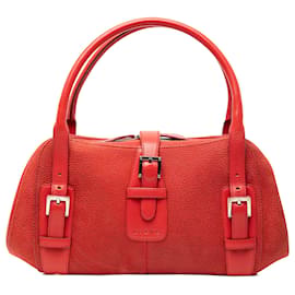 Borsa Senda in nubuck rosso LOEWE