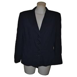 Chaqueta Max & Co azul de lana y viscosa talla 44