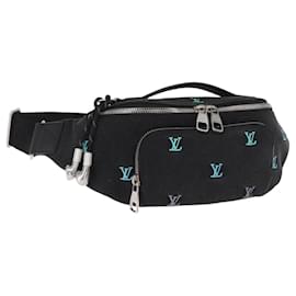 LOUIS VUITTON Marsupio Rush in Denim Monogram Nero Denim M13961 Auth BA9222SAM