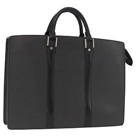 LOUIS VUITTON Taiga Porta Documenti Rozan Borsa Ardoise M30052 LV Auth 159556