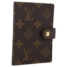 LOUIS VUITTON Monogram Etui Palm PDA Day Planner Cover M63028 LV Auth 160355