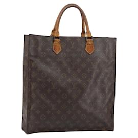 LOUIS VUITTON Borsa Sac Plat Monogram M51140 LV Auth gh1604