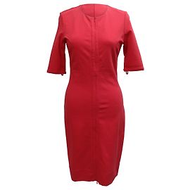 Vestido Saturno Diane Von Furstenberg en Viscosa Roja
