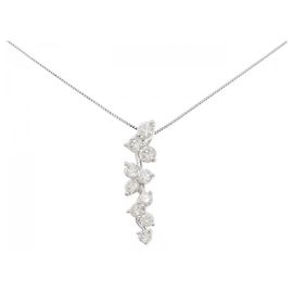 Autre Marque Diamant-Halskette Pt900 Pt850