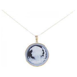 Autre Marque Collana in cammeo di agata Au750