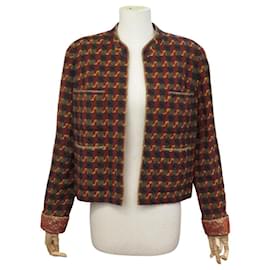 NEUEN CHANEL ANZUGJACKE 1995 CC KNÖPFE P0850 GRÖSSE 44 L AUS TWEED