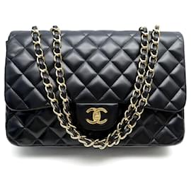 BORSA CHANEL GRAND CLASSIQUE TIMELESS JUMBO IN PELLE QUILTED NERA