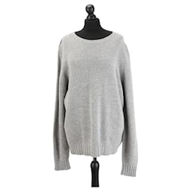 Palm Angels Wollmischpullover grau