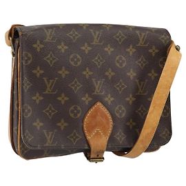 LOUIS VUITTON Borsa a Spalla Monogram Cartouchiere GM M51252 LV Auth BA9433