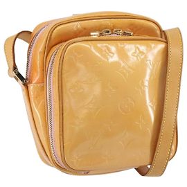 LOUIS VUITTON Borsa Wooster Monogram Vernis Rosa Marshmallow M91037 LV Auth gh1574