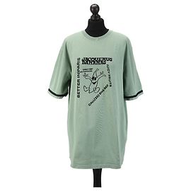 T-shirt Jacquemus in cotone verde