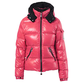 Chaqueta brillante rosa para mujer Moncler