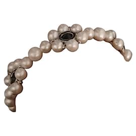 Autre Marque Bracciale Veert Trio Oro Bianco Onice Verde e Perla