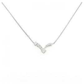 Autre Marque Collana di diamanti Pt900 Pt850