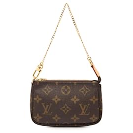 Mini Pochette Accessoires Monogram Marrone Louis Vuitton