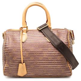 Louis Vuitton Borsa a Tracolla Eden Speedy 30 Monogramma Marrone