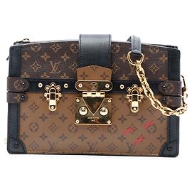 Clutch Trunk Monogramma Inverso Marrone Louis Vuitton