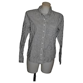 Camisa de rayas de algodón Reformation S