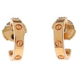 Orecchini Love in oro rosa 18K piccoli di Cartier