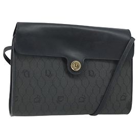 Borsa a tracolla vintage Honeycomb di Christian Dior in tela rivestita