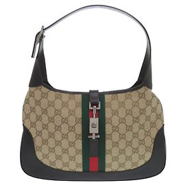 Gucci GG Canvas Jackie Shelley Shoulder Bag