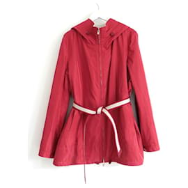 Loro Piana Ashton Wende-Anorak Jacke Beige/Rot