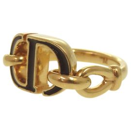 Anello a Fascia Placcato Oro 30 Montaigne Christian Dior
