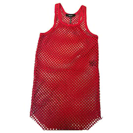 Camiseta de malla roja Isabel Marant