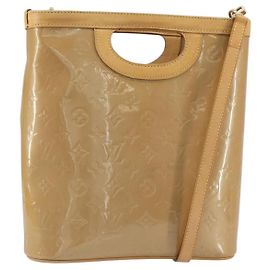 LOUIS VUITTON Borsa a mano verticale Vernis Stillwood Noisette M91364 LV Auth 161365