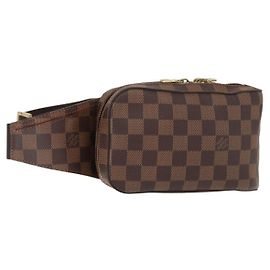 LOUIS VUITTON Schultertasche Geronimos Damier Ebene N51994 LV Auth 161424