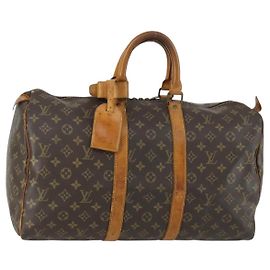 LOUIS VUITTON Borsa Boston Monogram Keepall 45 M41428 LV Auth 159123
