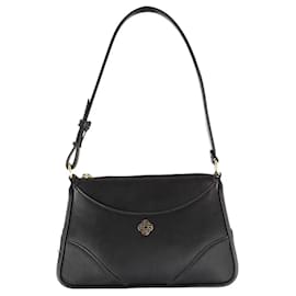 Casablanca Schwarze Leder-Schultertasche