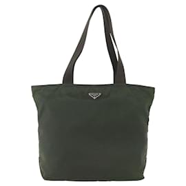 Prada Vintage Zip Tote Tessuto Groß