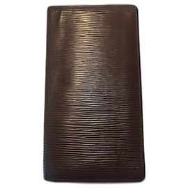 Exclusive Louis Vuitton Epi Long Bifold Card Holder Brazza Brown