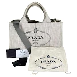 Borsa Tote Canapa Prada in denim