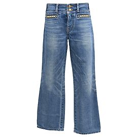 Céline Celine Bootcut-Jeans aus hellblauem Denim