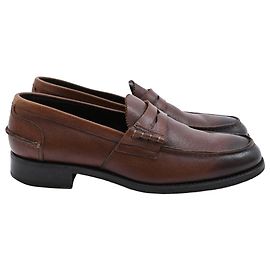 Tom Ford Penny Loafers aus braunem Leder