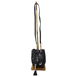 Sac seau petit Bourse orné Yves Saint Laurent noir