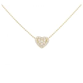 Au750 Heart Diamond Necklace - Autre Marque